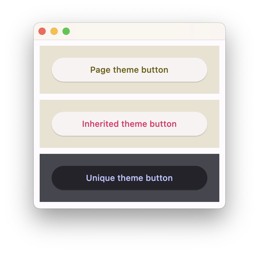 Nested themes